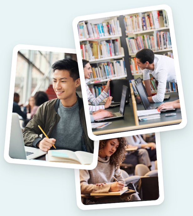 Students studying - Raj Admission